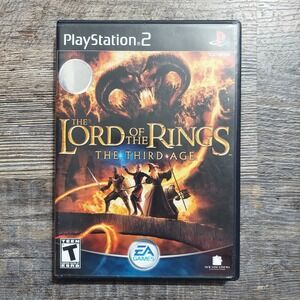 The Lord of the Rings The Third Age EA 2004 PS2 Game Rated T Teen NTSC CIB